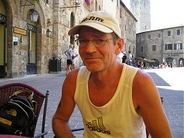Søren Noah i San Gimignano (Toscana)