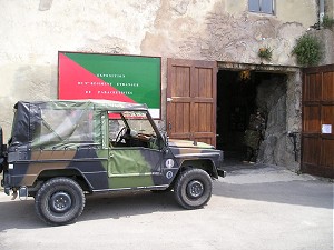 Indgangen til legionens museum på Citadellet i Calvi